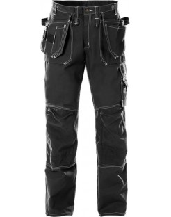 Mocne spodnie robocze monterskie 100% bawełniane 255K FAS Fristads BLACK
