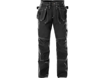 Mocne spodnie robocze monterskie 100% bawełniane 255K FAS Fristads BLACK
