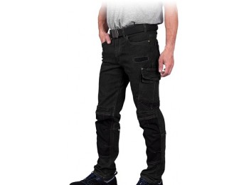 JEANS DENIM BLACK STRETCH Elastyczne Spodnie jeansowe ze Stretchem