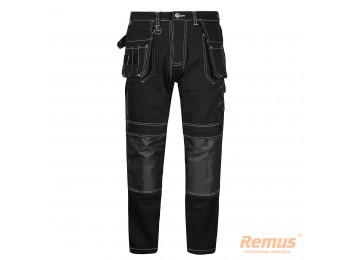 5 REMUS MONTER NOWA DOSTAWA spodnie monterskie jeansowe robocze 385g/m2