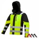 SOFTSHELL Z KAPTUREM  WODOODPORNY WIATROSZCZELNY ODBLASKOWY