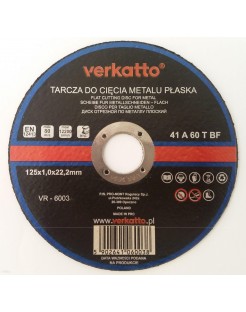 TARCZA DO METALU 125 x 1.0 SILVER DOBRA I TANIE