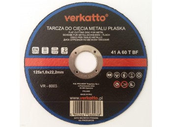 TARCZA DO CIĘCIA METALU 125 x 1.0 DOBRA I TANIA