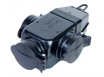 TRÓJNIK GNIAZDO 16A 230V POTRÓJNE ROZDZIELACZ IP44