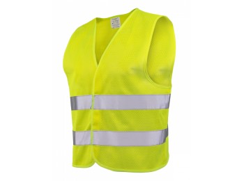 KOS MESH YELLOW - KAMIZELKA OSTRZEGAWCZA SIATECZKOWA DZIURKOWANA